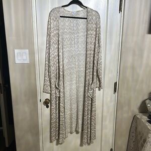 LuLaRoe Cream Knit Cardigan